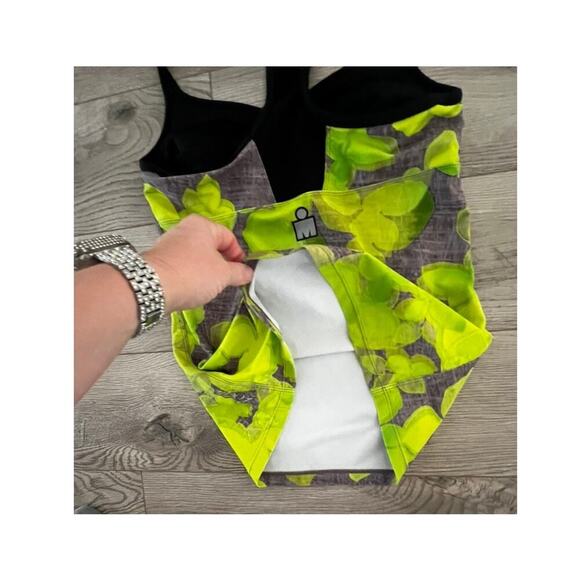 Ironman brand bright yellow and gray tank top - Picture 5 of 8